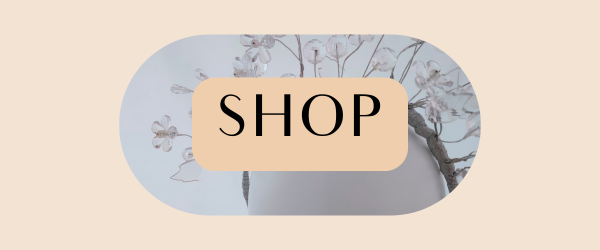 The word shop on a pale coloured peach background